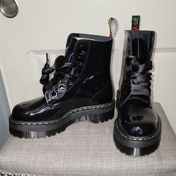 Dr Martens Molly Rainbow Boots | Poshmark